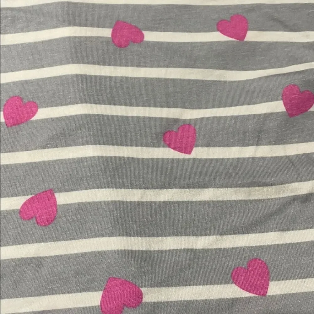Gymboree 4 heart cotton dress hi low hemline euc